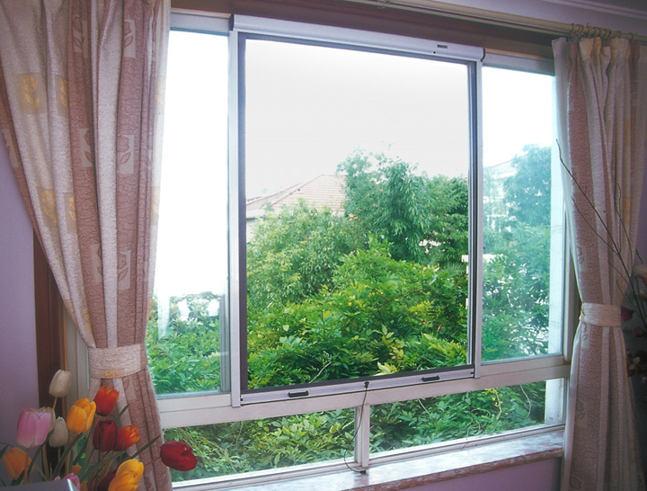 J款缓冲式卷轴纱窗 J款缓冲式卷轴纱窗