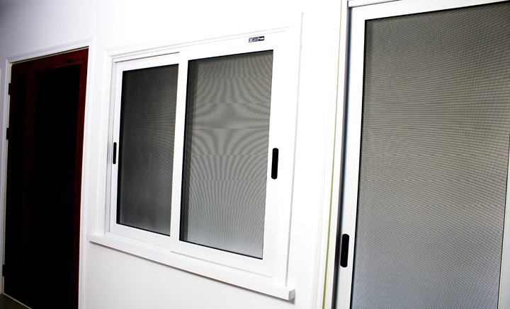 75型推拉门防护纱窗 75型推拉门防护纱窗